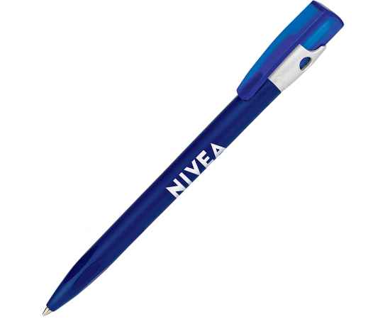 KIKI FROST SILVER, ручка шариковая, синий/серебристый, пластик, Цвет: синий, серебристый, изображение 2