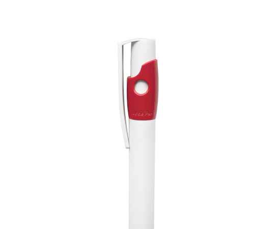 KIKI, ручка шариковая, красный/белый, пластик, Цвет: белый, красный, изображение 3