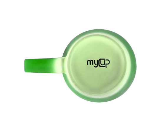 Кружка GRADE с прорезиненным покрытием, зеленый, 300 мл, фарфор, Цвет: зеленый, изображение 5