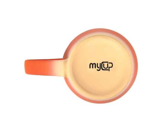Кружка GRADE с прорезиненным покрытием, оранжевый, 300 мл, фарфор, Цвет: оранжевый, изображение 5