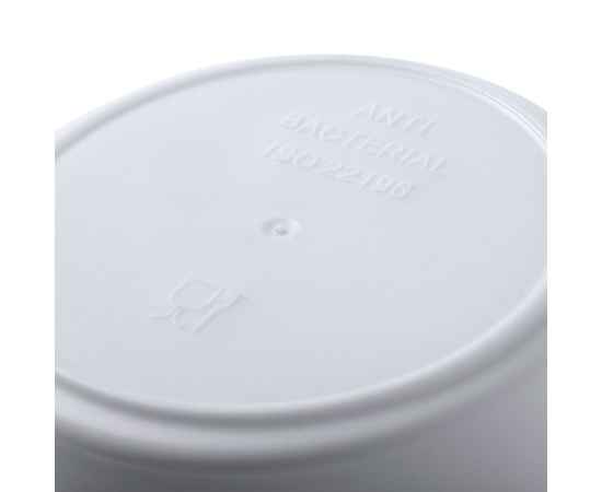 Кружка PLANTEX, 8,8х7,9см, 350 мл, антибактериальный пластик, Цвет: белый, изображение 4