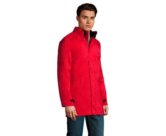 Куртка мужская ROBYN, красный, M, 100% п/э, 170 г/м2, Цвет: красный, Размер: M, изображение 4