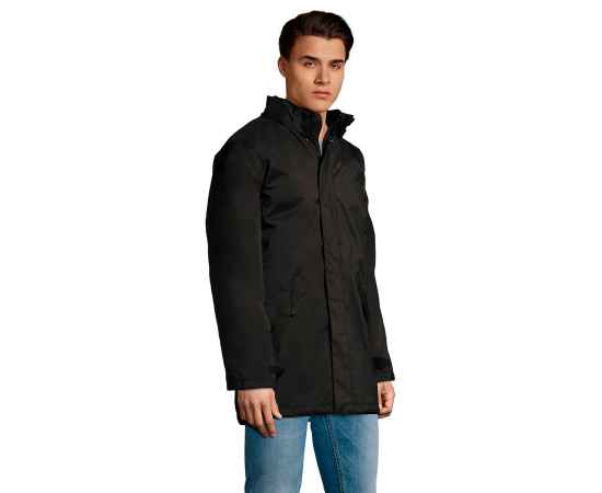 Куртка мужская ROBYN, черный, 4XL, 100% п/э, 170 г/м2, Цвет: черный, Размер: 4XL, изображение 4