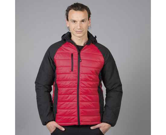 Куртка мужская 'TIBET',красный/чёрный, S, 100% нейлон, 200  г/м2, Цвет: красный, черный, Размер: S, изображение 10