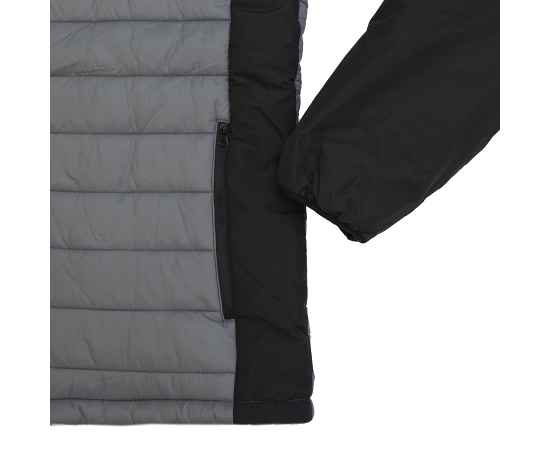 Куртка мужская 'TIBET',серый/чёрный,3XL, 100% нейлон, 200  г/м2, Цвет: серый, черный, Размер: 3XL, изображение 7