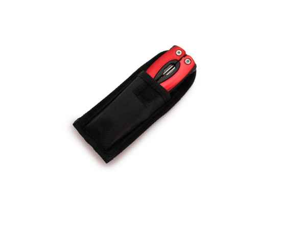 Мультитул BLAUDEN, нержавеющая сталь, пластиковая ручка, 12 функций, красный, Цвет: красный, Размер: 5 x 10.5 x 1.7 см, изображение 2
