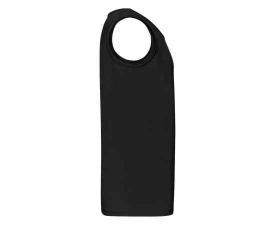 Майка мужская 'Athletic Vest', черный_S, 100% х/б, 160 г/м2, Цвет: Чёрный, Размер: S, изображение 3