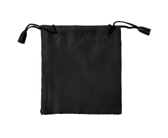 Мешочек подарочный, черный, 9,5 х 10см, полиэстер, Цвет: Чёрный, изображение 2