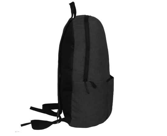Рюкзак BASIC, темно серый меланж, 27x40x14 см, oxford 300D, Цвет: темно-серый, изображение 2