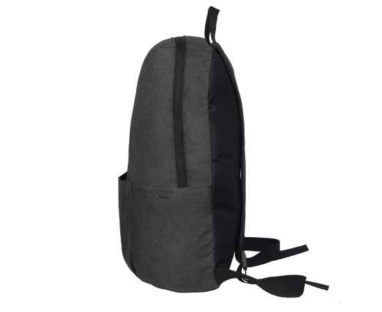 Рюкзак BASIC, серый меланж, 27x40x14 см, oxford 300D, Цвет: серый меланж, изображение 3