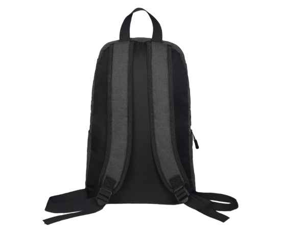 Рюкзак BASIC, серый меланж, 27x40x14 см, oxford 300D, Цвет: серый меланж, изображение 5
