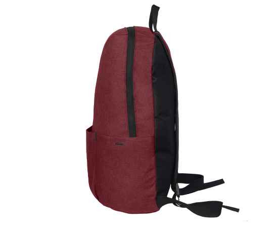 Рюкзак BASIC, бордовый меланж, 27x40x14 см, oxford 300D, Цвет: красный, изображение 2