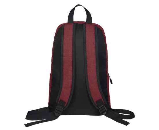 Рюкзак BASIC, бордовый меланж, 27x40x14 см, oxford 300D, Цвет: красный, изображение 5