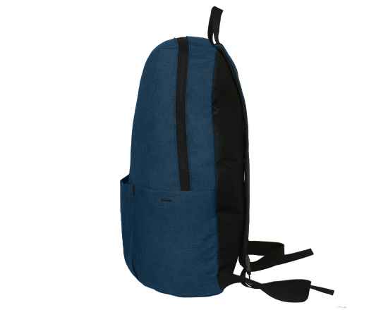 Рюкзак BASIC, темно-синий меланж, 27x40x14  см, oxford 300D, Цвет: тёмно-синий, изображение 3