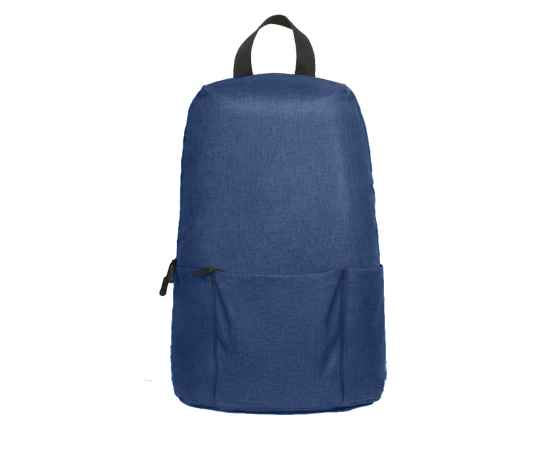 Рюкзак BASIC, синий меланж, 27x40x14 см, oxford 300D, Цвет: синий, изображение 4