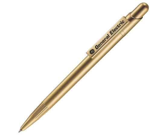 MIR, ручка шариковая, золотистый, пластик, Цвет: золотистый, изображение 2