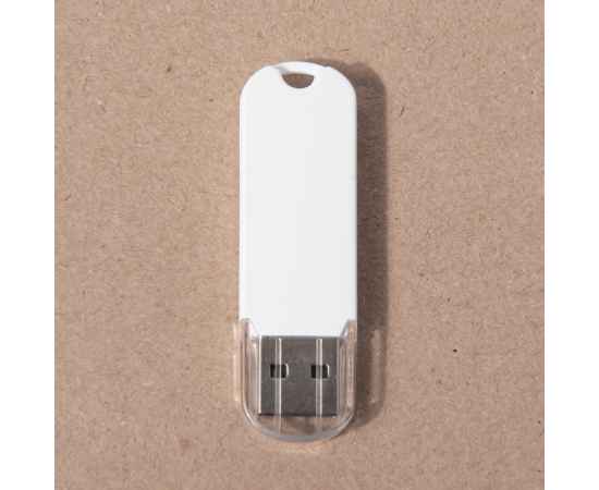 USB flash-карта UNIVERSAL (8Гб), белая, 5,8х1,7х0,6 см, пластик, изображение 4