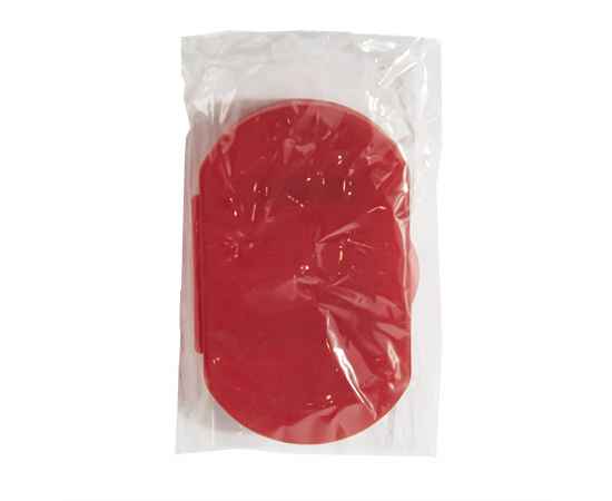 Витаминница TRIZONE, 3 отсека, 6 x 1.3 x 3.9 см, пластик, красная, Цвет: красный, изображение 5