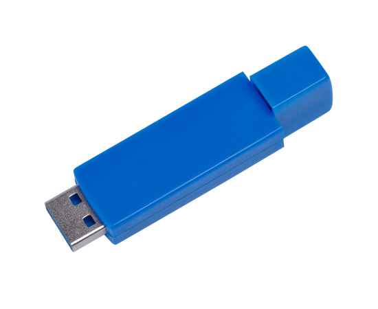USB flash-карта 'Twist' (8Гб),синяя, 6х1,7х1см,пластик, Цвет: синий, изображение 3