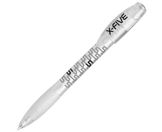 X-5 FROST, ручка шариковая, фростированный белый, пластик, Цвет: белый, изображение 2