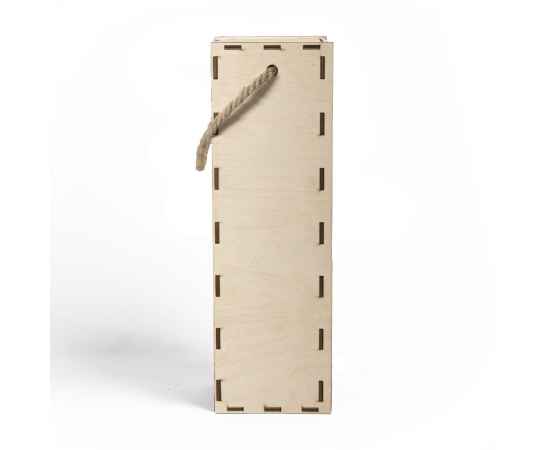 Ящик подарочный WINOTEKA с ручкой, светлое дерево, акрил, 34,5 х 11,5 х 11 см, Цвет: бежевый, изображение 2
