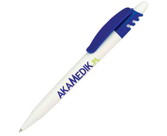 X-8, ручка шариковая, синий/белый, пластик, Цвет: белый, синий, изображение 2