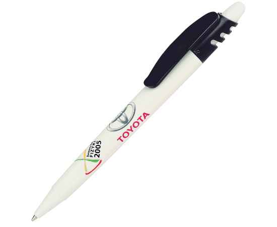 X-8, ручка шариковая, черный/белый, пластик, Цвет: белый, черный, изображение 2