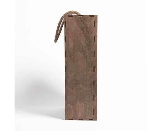 Ящик подарочный WINOTERRA с ручкой, дерево, акрил, 36 х 24,5 х 11 см, Цвет: коричневый, изображение 3