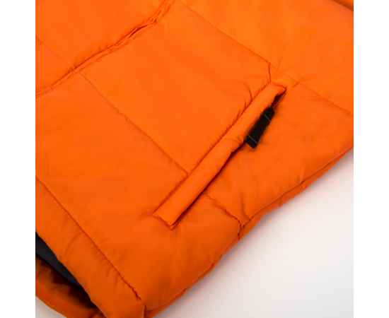 Жилет 'Warm', оранжевый_S, 100% нейлон, 210Т, подкладка: 100 % полиэстер, плотность: 190T, Цвет: оранжевый, Размер: S, изображение 6