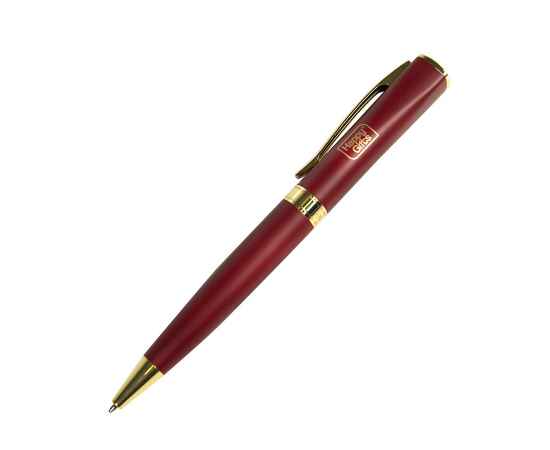 WIZARD GOLD , ручка шариковая, бордовый/золотистый, металл, Цвет: бордовый, изображение 2