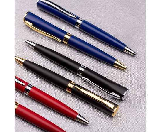 WIZARD GOLD , ручка шариковая, бордовый/золотистый, металл, Цвет: бордовый, изображение 3