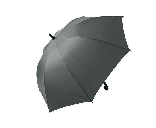 Зонт-трость ANTI WIND, полуавтомат, пластиковая ручка, темно-серый, D=103 см, Цвет: темно-серый, изображение 2