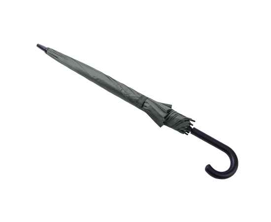 Зонт-трость ANTI WIND, полуавтомат, пластиковая ручка, темно-серый, D=103 см, Цвет: темно-серый, изображение 3