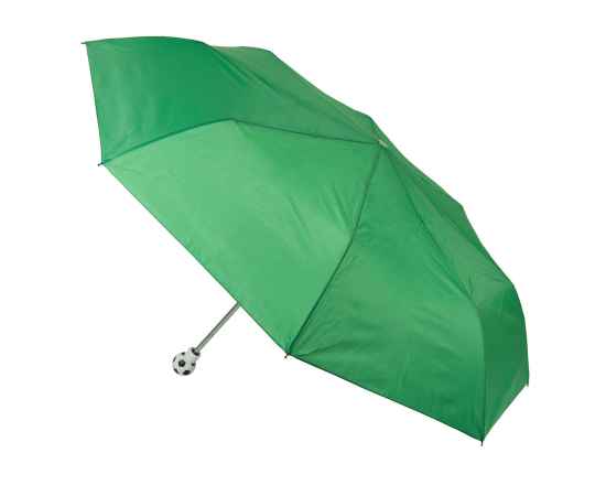 Зонт складной FOOTBALL, механический, зеленый, Цвет: зеленый, изображение 2