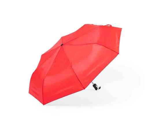 Зонт складной ALEXON, автомат, красный, 100% полиэстер 190T, Цвет: красный, изображение 5
