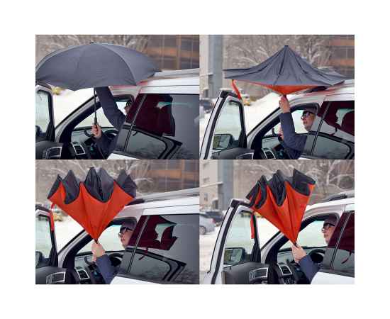 Зонт-трость 'Original', механический, 100% полиэстер, темно-синий, Цвет: тёмно-синий, изображение 5