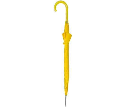 Зонт-трость с пластиковой ручкой, механический, желтый, D=103 см, 100% полиэстер 190 T, Цвет: желтый, изображение 3