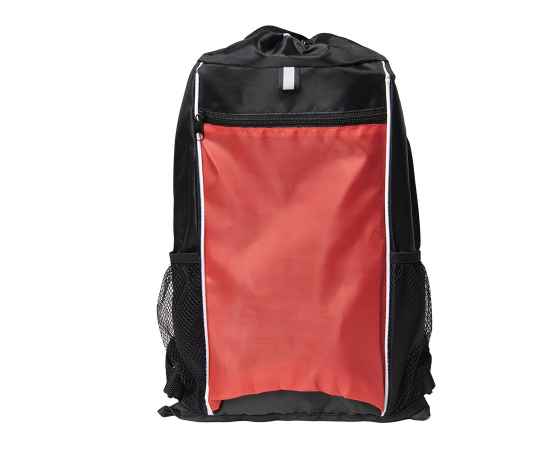 Рюкзак Fab, красный/чёрный, 47 x 27 см, 100% полиэстер 210D, Цвет: красный, Размер: 46 x 27 см