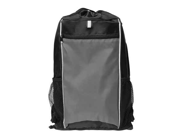 Рюкзак Fab, серый/чёрный, 47 x 27 см, 100% полиэстер 210D, Цвет: серый, черный, Размер: 46 x 27 см
