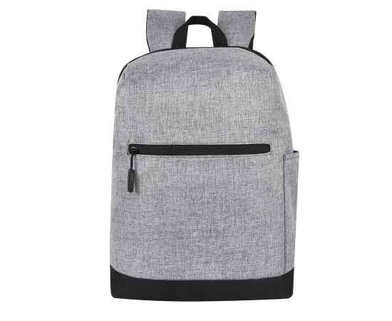 Рюкзак Boom, серый/чёрный, 43 x 30 x 13 см, 100% полиэстер 300 D, Цвет: серый с черным, Размер: 43 x 30 x 13 см