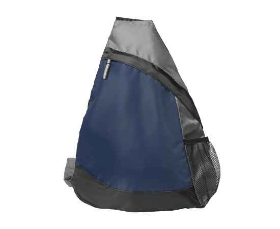 Рюкзак Pick, т.синий/серый/чёрный, 41 x 32 см, 100% полиэстер 210D, Цвет: темно-синий, Размер: 41 x 32 см
