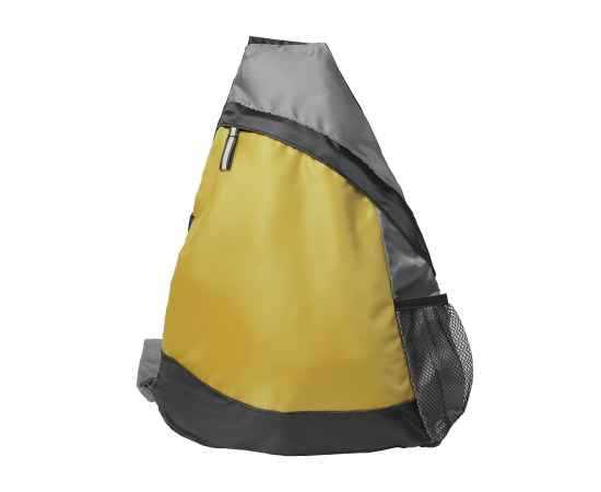 Рюкзак Pick, жёлтый/серый/чёрный, 41 x 32 см, 100% полиэстер 210D, Цвет: желтый, Размер: 41 x 32 см