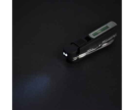 Нож многофункциональный c фонариком и уровнем в подарочной упаковке, 13,5х9х3,5 см, металл, резина, изображение 3