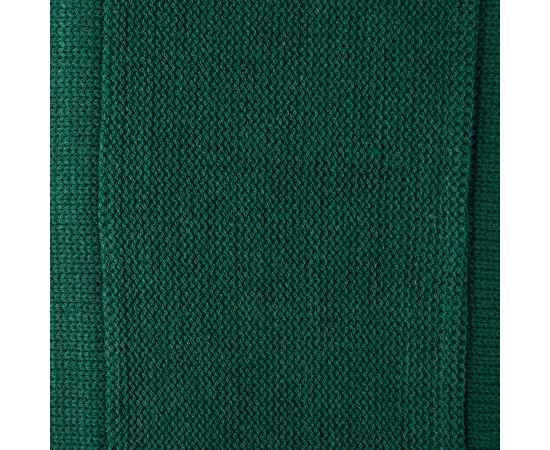 Плед ELSKER MIDI, темно-зеленый, шерсть 30%, акрил 70%, 150*200 см, Цвет: Тёмно-зелёный, изображение 3