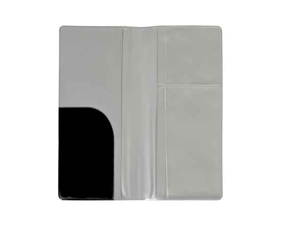 Обложка для тревел-документов 'Flight' 10,3 x 21,8 см, ПВХ, черный, Цвет: Чёрный, изображение 4