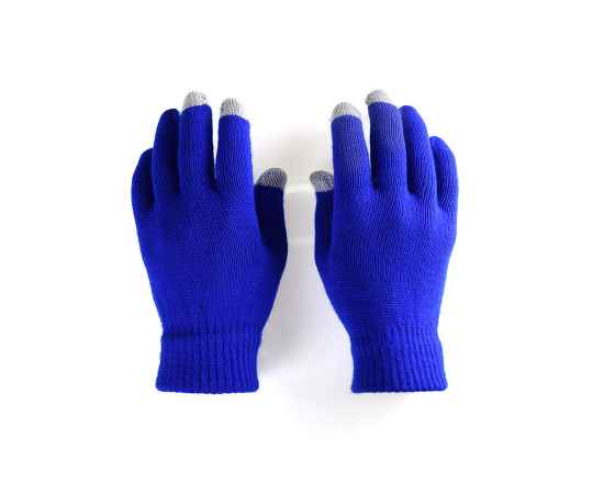 Перчатки  сенсорные ACTIUM, синий, акрил 100%, Цвет: синий, изображение 2