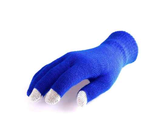 Перчатки  сенсорные ACTIUM, синий, акрил 100%, Цвет: синий, изображение 4