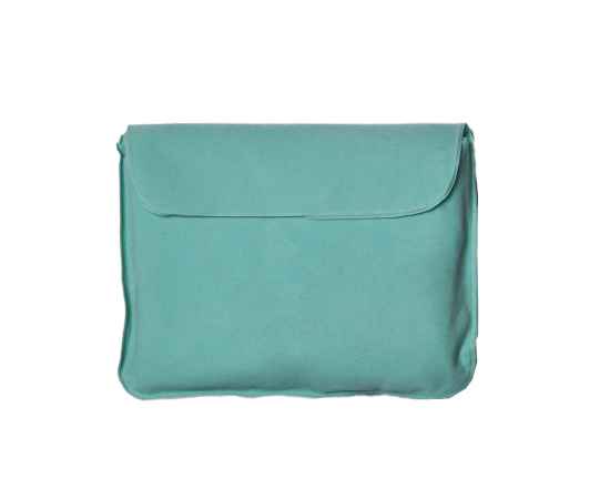 Подушка надувная дорожная в футляре, светло-зеленый, 43,5х27,5 см, твил, шелкография, Цвет: светло-зеленый, изображение 4