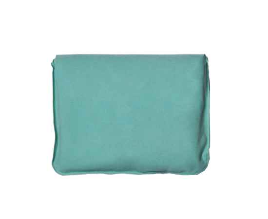 Подушка надувная дорожная в футляре, светло-зеленый, 43,5х27,5 см, твил, шелкография, Цвет: светло-зеленый, изображение 5