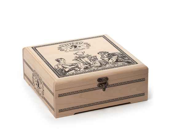 Подарочный набор с логотипом Сугревъ в деревянной коробке, коллекция из 9 чаёв, Цвет: разные цвета, изображение 2